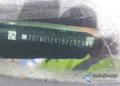 2011 Chevrolet Impala Lt z USA, uszkodzony, nr VIN 2G1WG5EK1B1182448